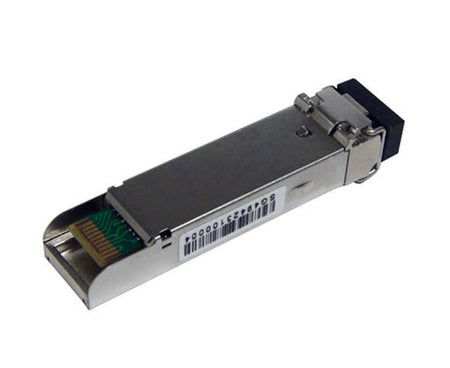 1000BASE-CWDM single-mode SFP fiber transceiver showing connector.