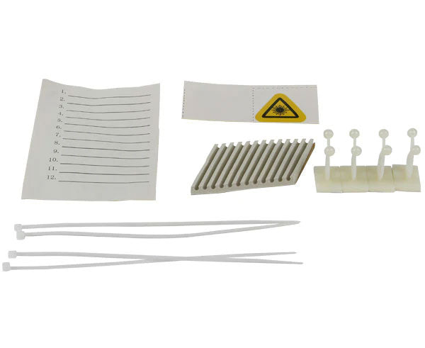12 splice indoor blank wall mount fiber patch panel accessory pack.