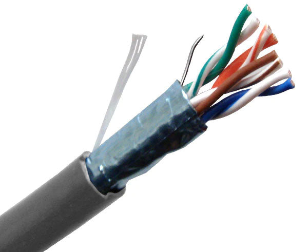 Cordon RJ45 ftp - Cat5E croisé 10 mètres gris Cordon RJ45 ftp - Cat5E croisé 10 mètres gris