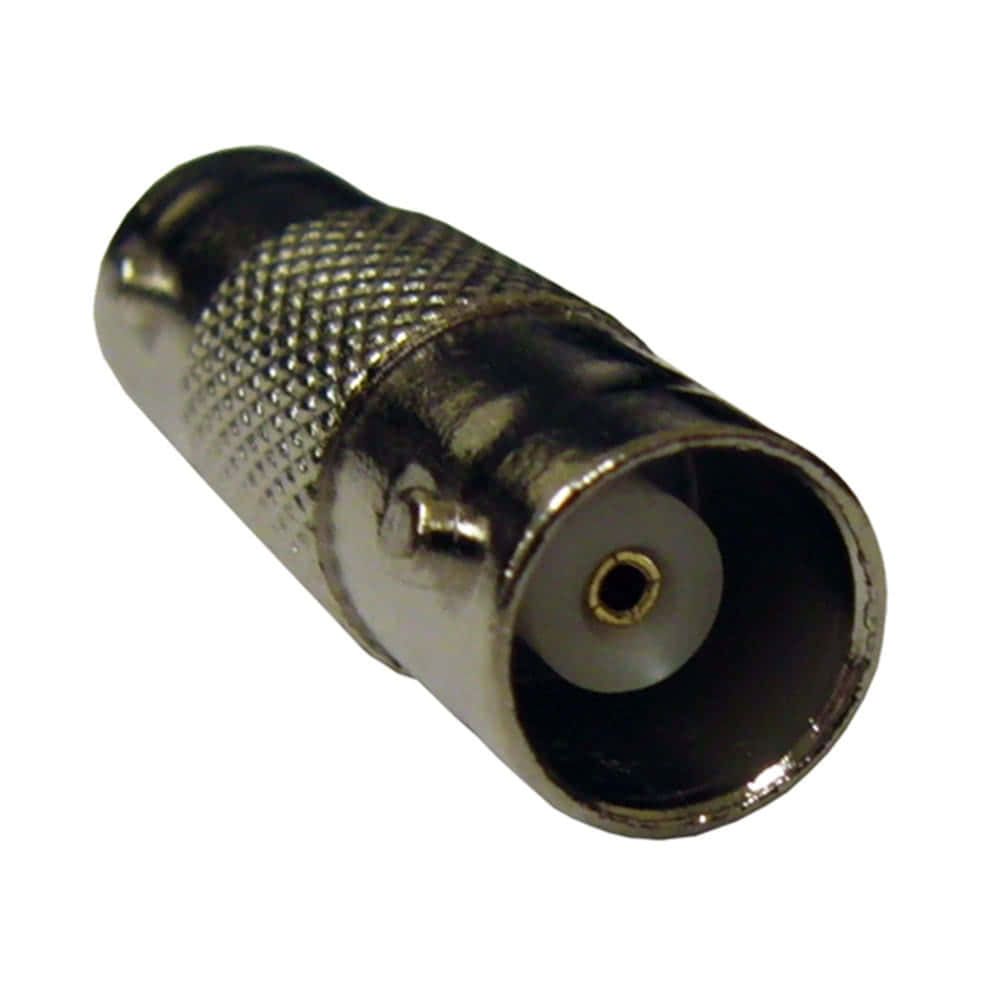 A nickel plated BNC double female inline coupler.