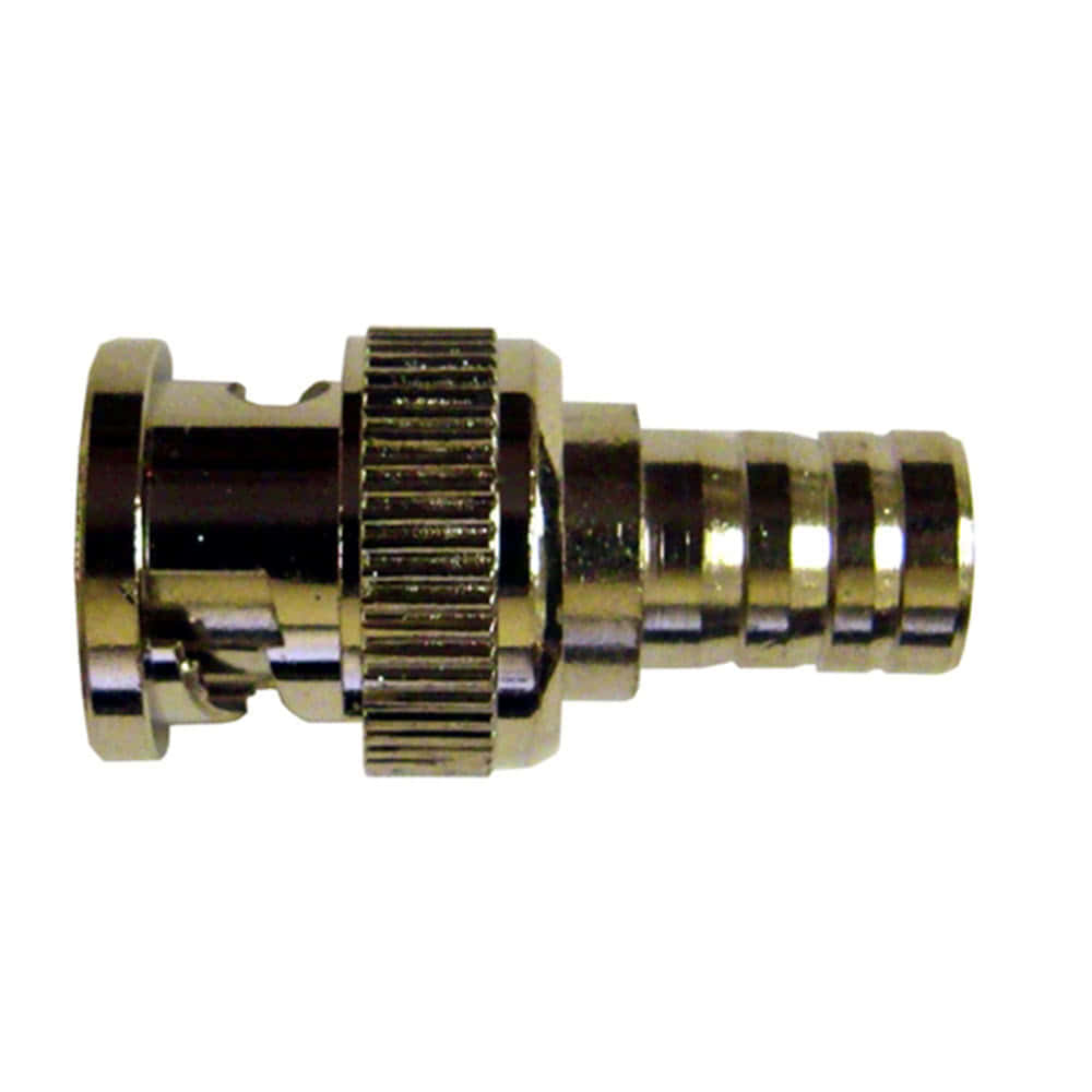 A two piece crimp-on RG59 BNC connector.